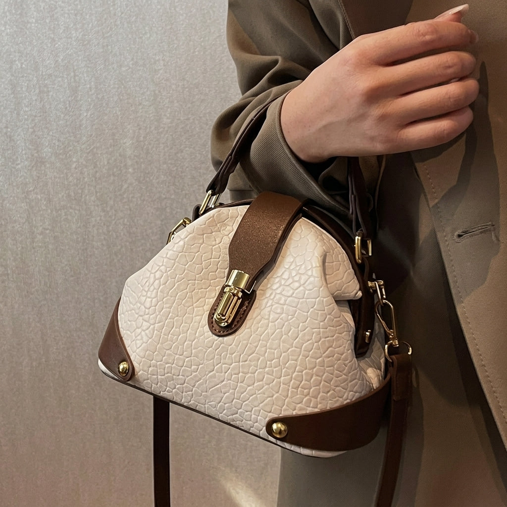 Elegant Pebbled Dome Bag