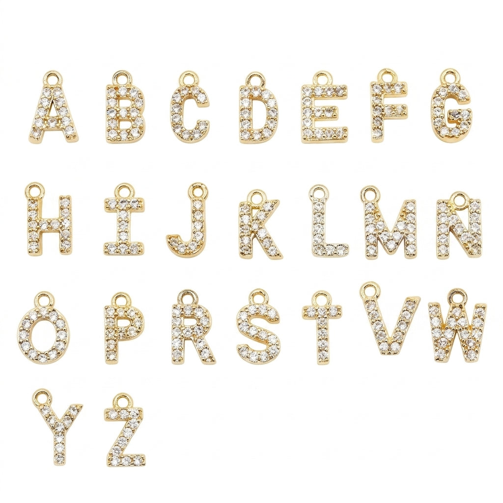 Heart & Letter Initial Figaro Chain Bracelet