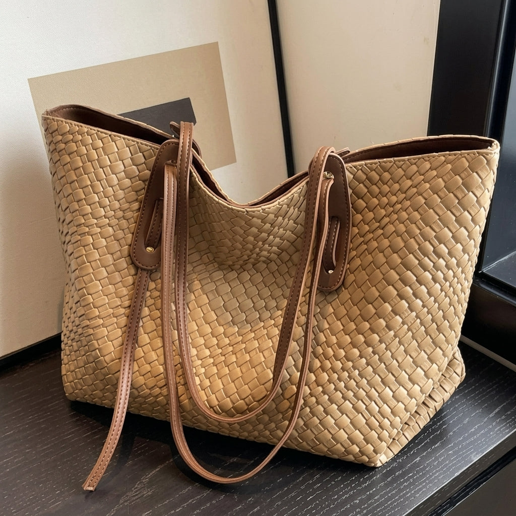 Classy Textured Tote Bag