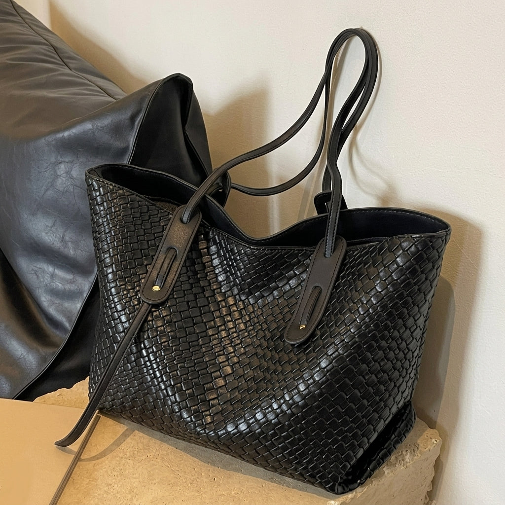 Classy Textured Tote Bag