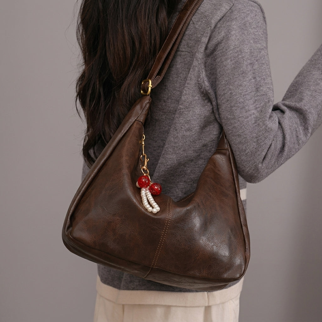 Elegant Crescent Shoulder Bag
