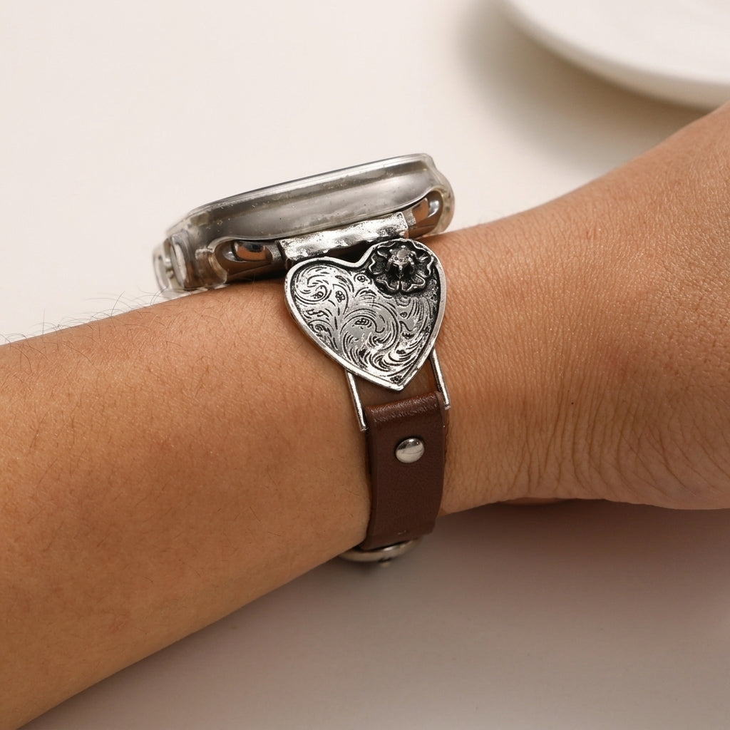Vintage Heart Smart Watch Strap