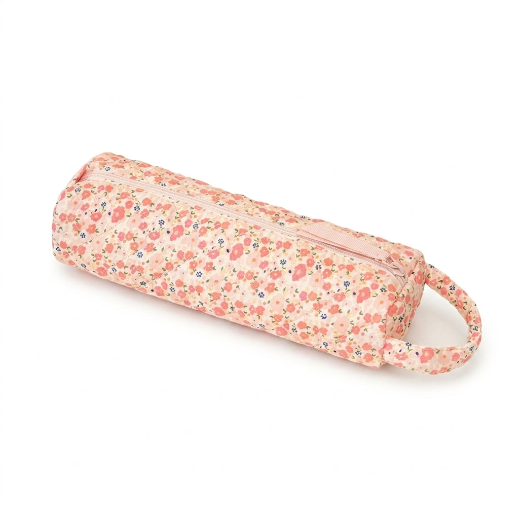 Quilted Long Toiletry Organization Bag