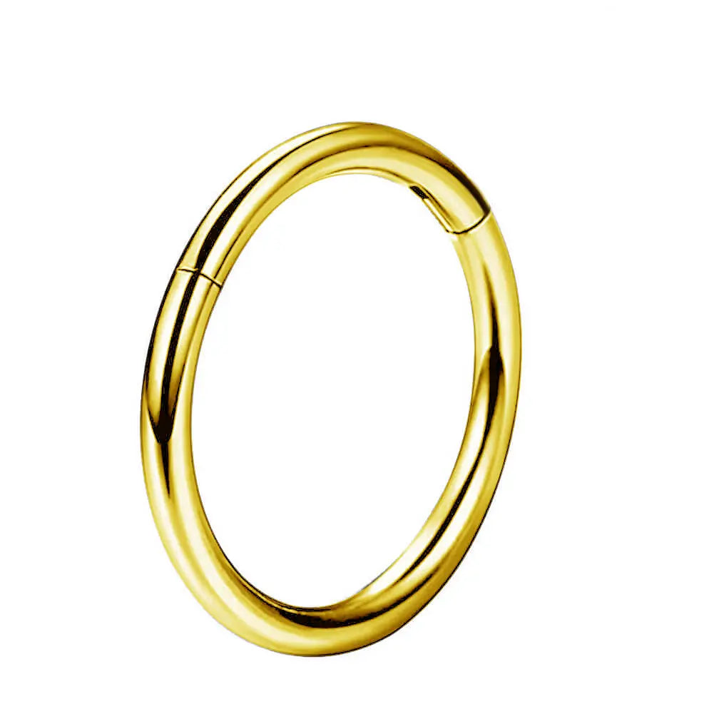 Minimalist Plain Hoop Nose Ring