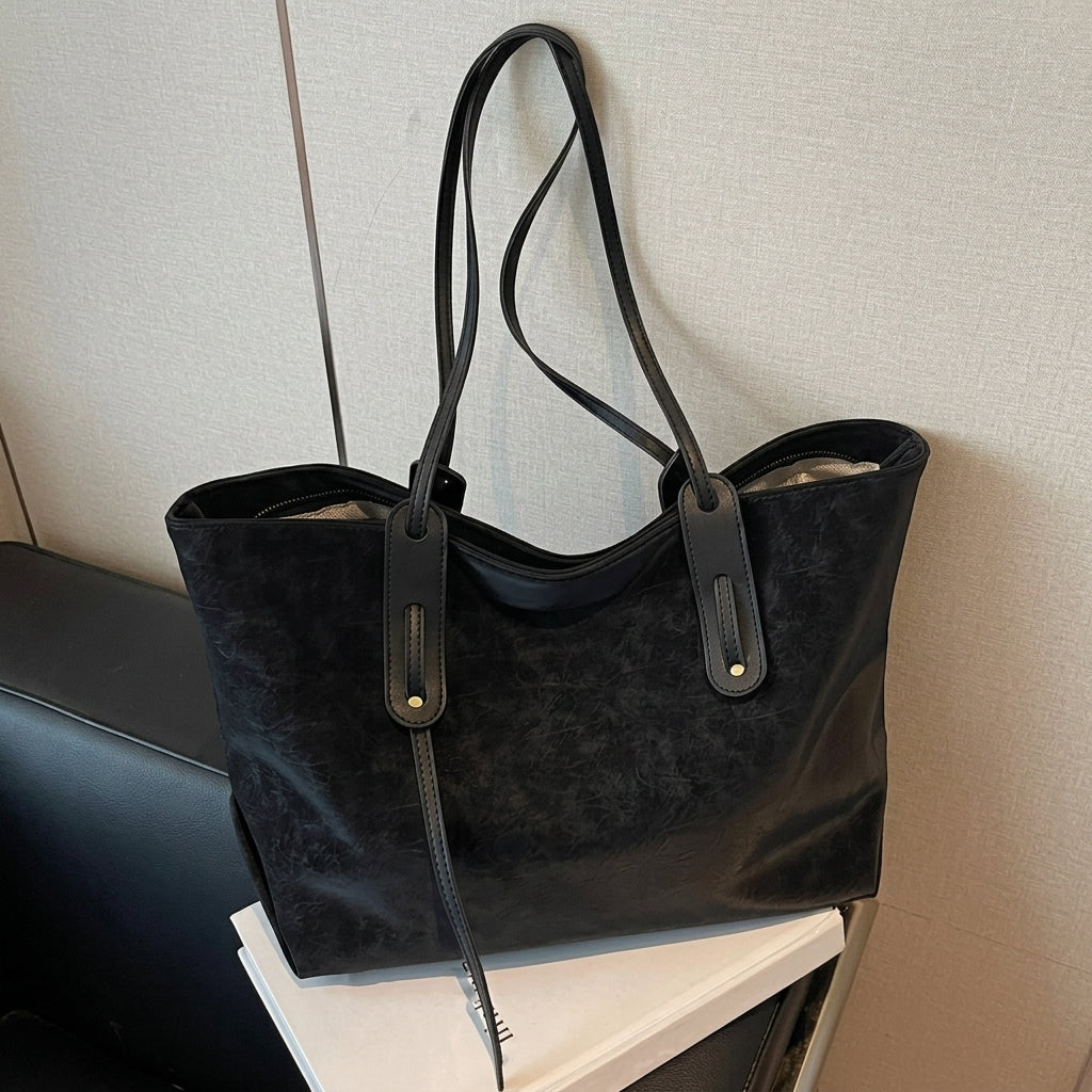 Classy Textured Tote Bag