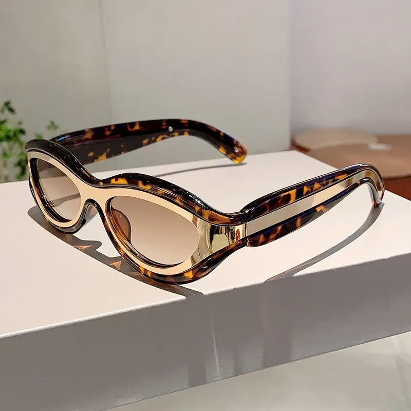 Chic Y2K Oval Sunglasses