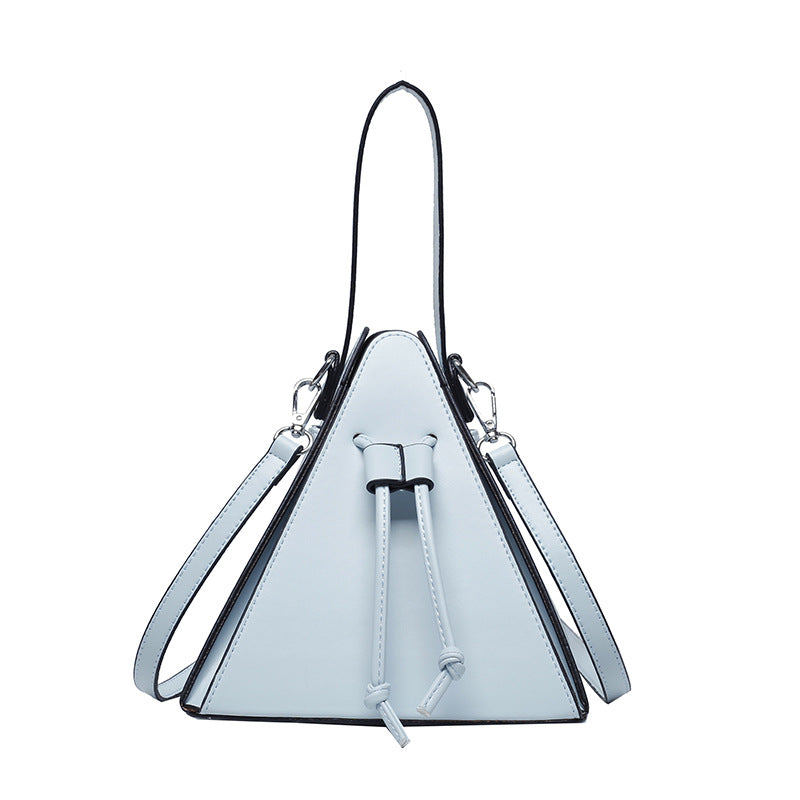 Triangle Shape Crossbody Shoulder Bag
