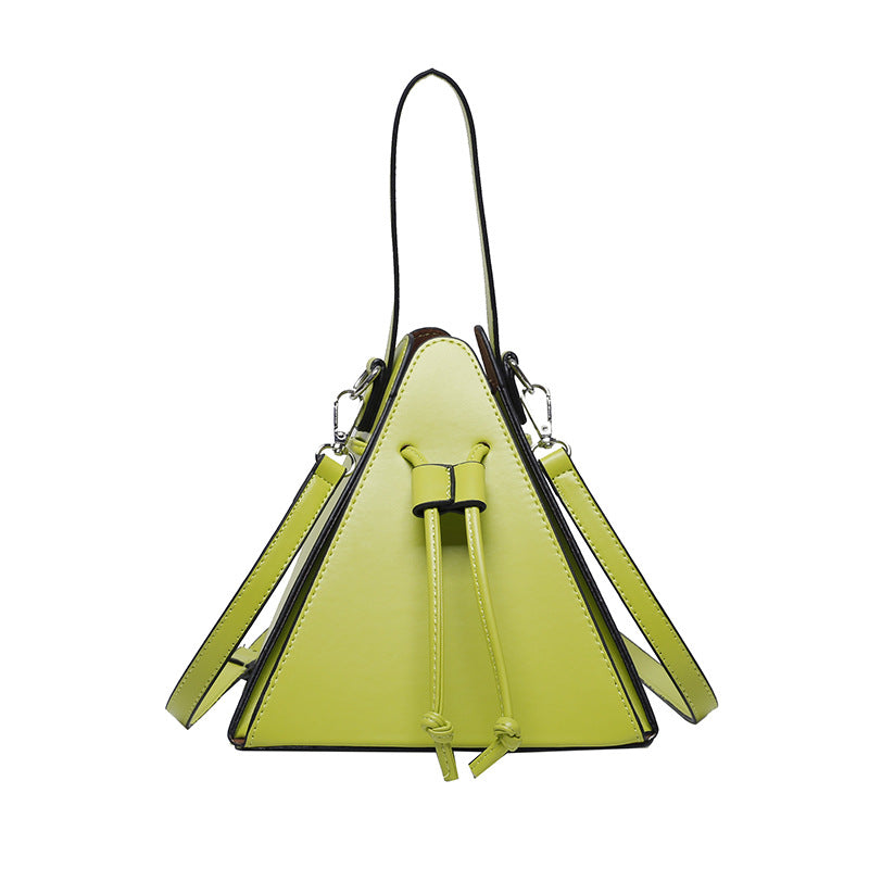 Triangle Shape Crossbody Shoulder Bag