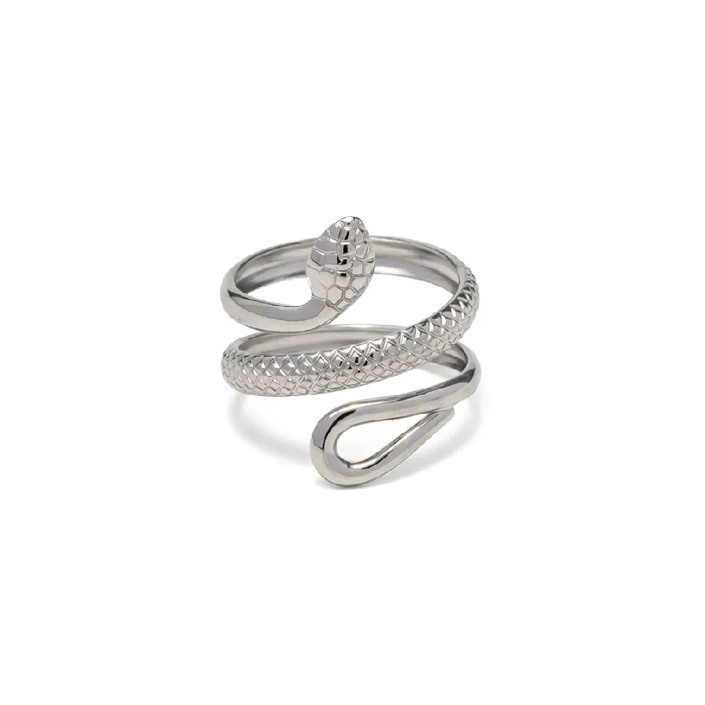 Adjustable Spiraling Snake Ring