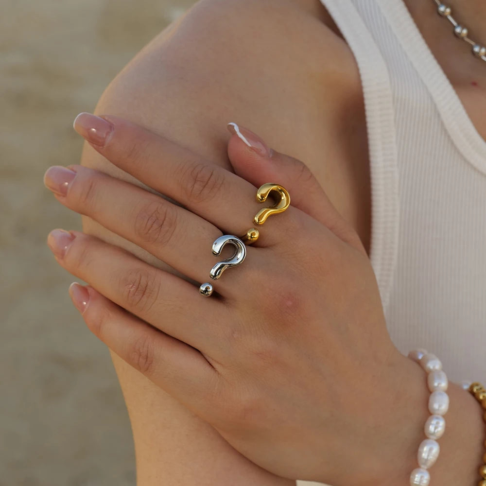 Dainty Confusion Question Ring