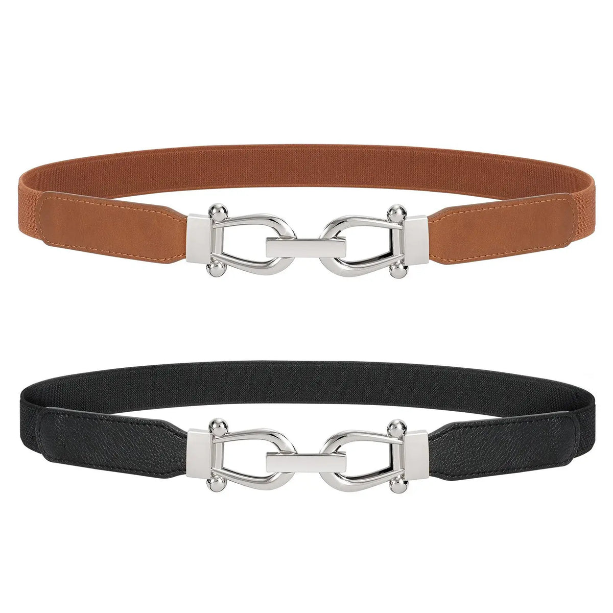 Retro Slim Stretch Waist Belt Set