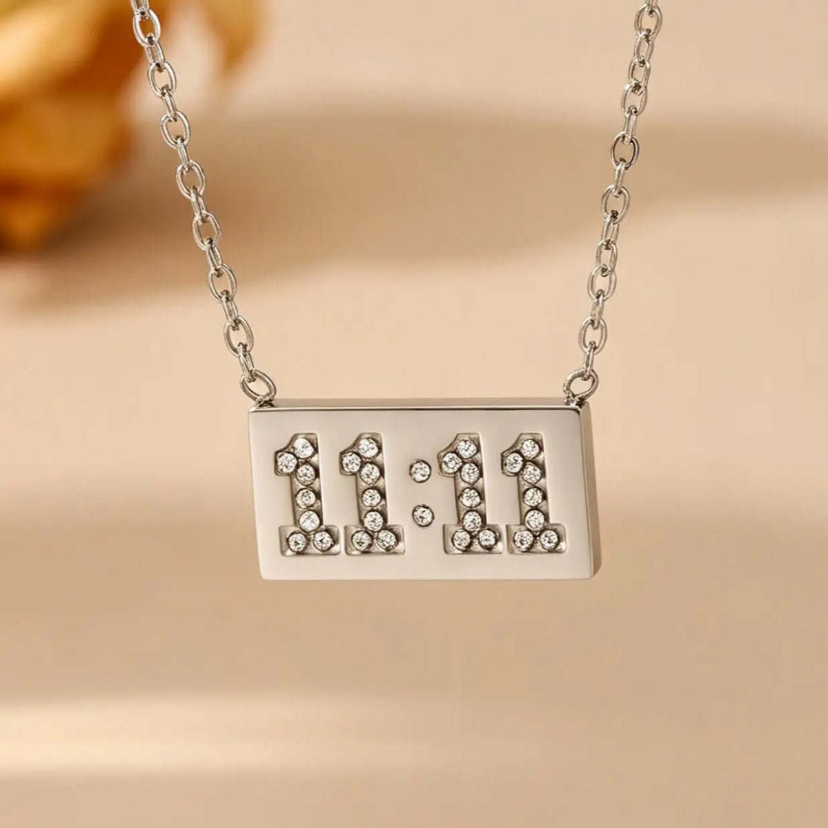 Elegant 11:11 Pendant Necklace
