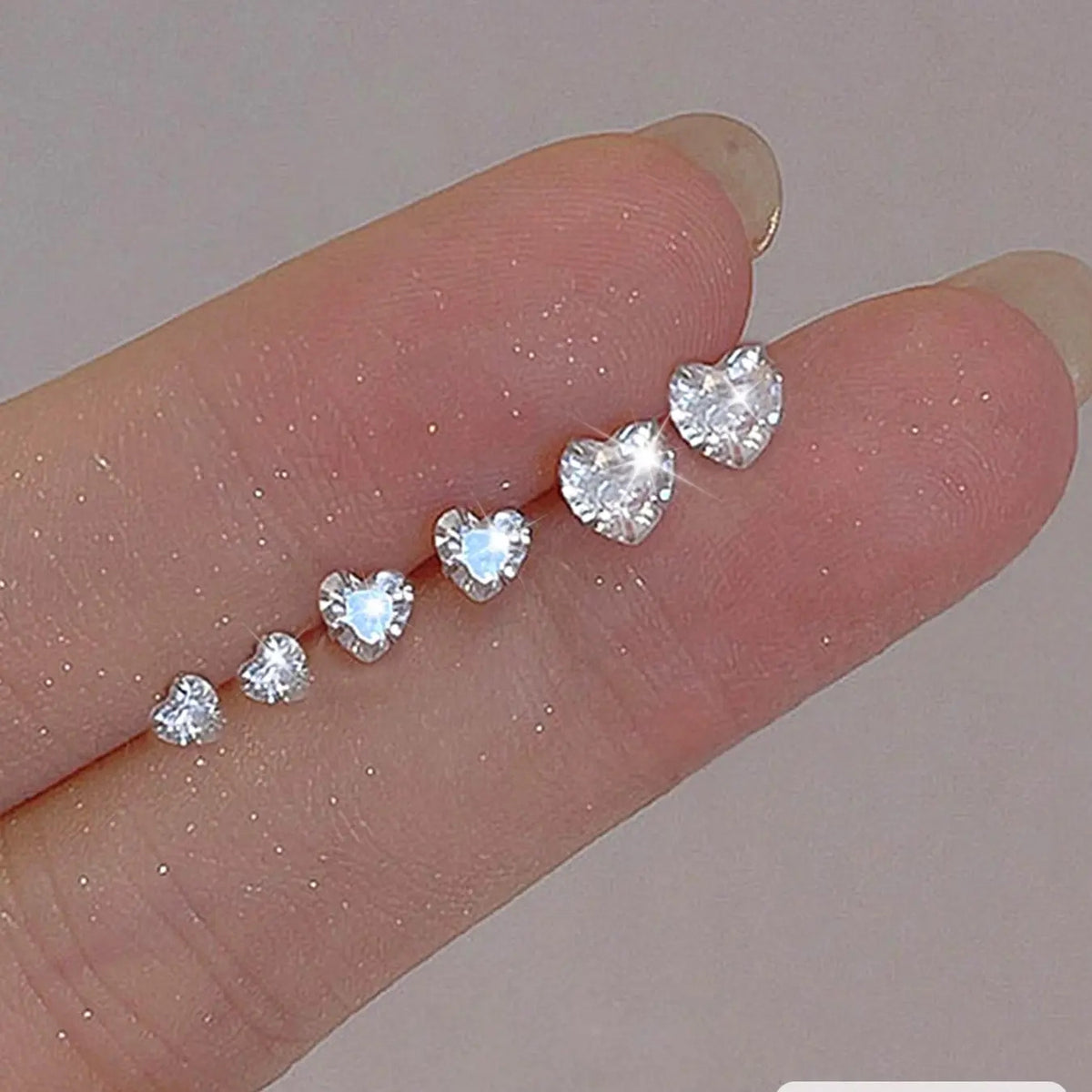 Minimalist Sparkling Stud Earring Set