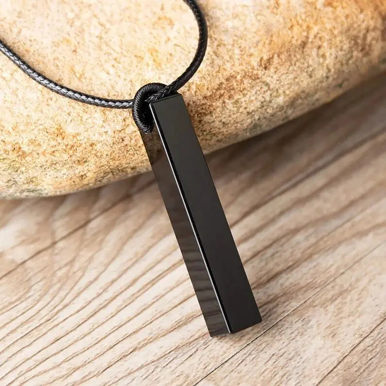 Energetic Protection Obsidian Stone Necklace