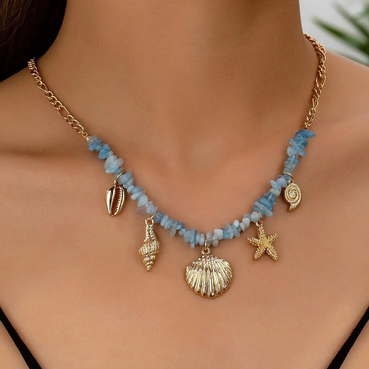 Chunky Layered Mixed Chain Necklace
