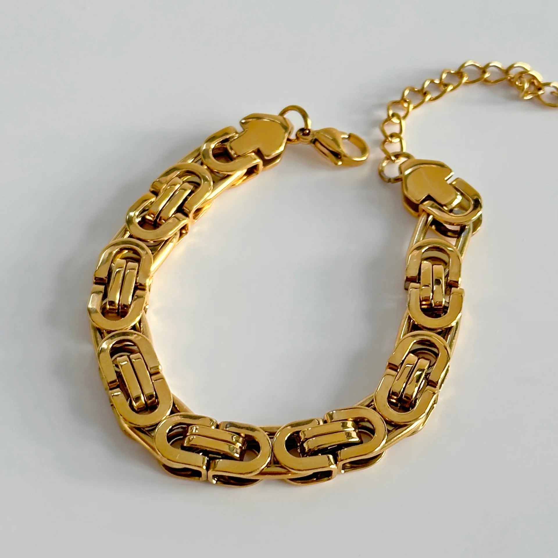 Chunky Chain & Herringbone Bracelets - Veinci