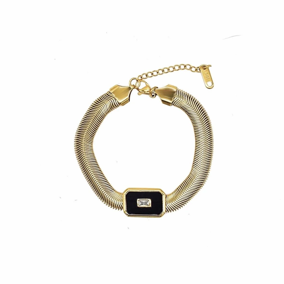 Chunky Chain & Herringbone Bracelets - Veinci