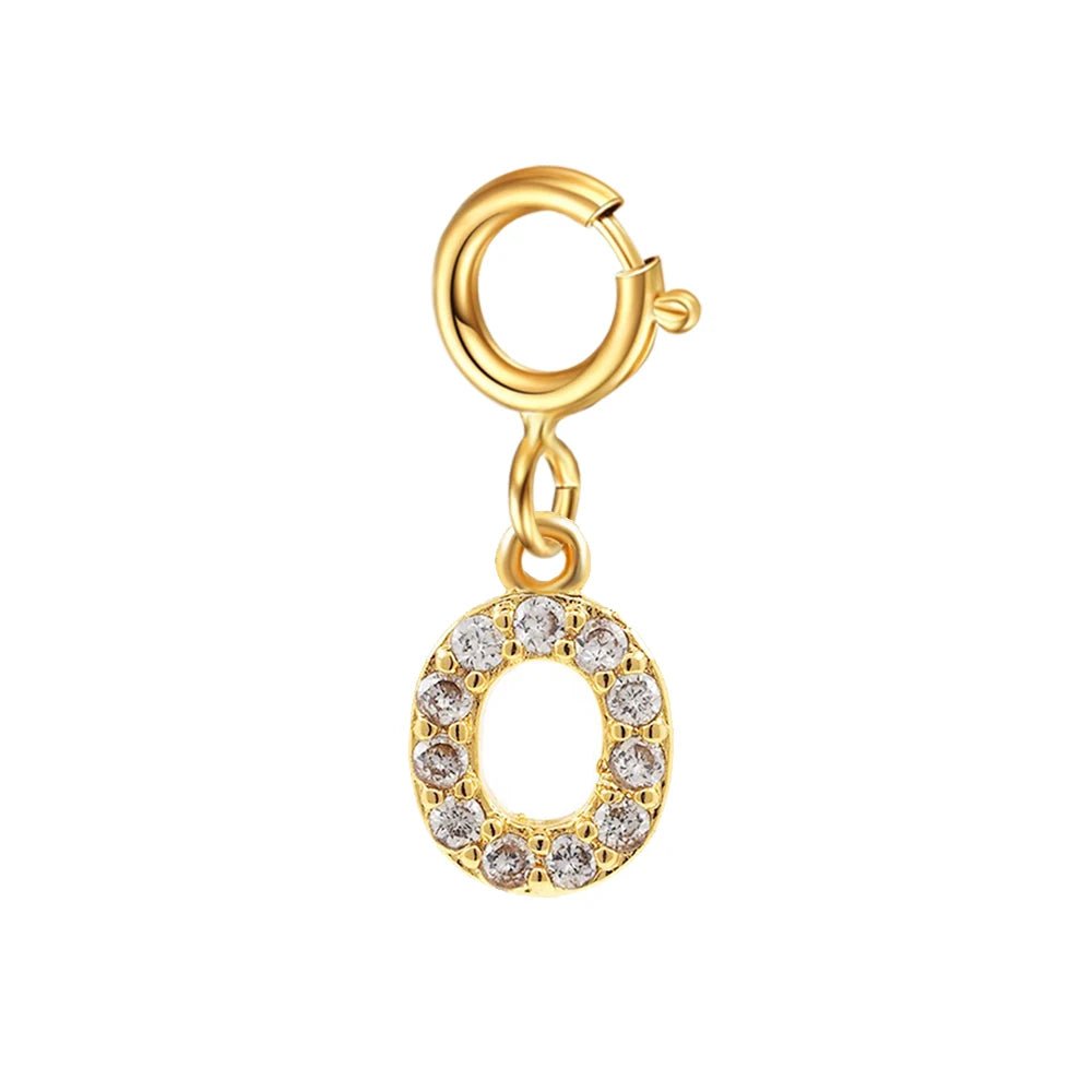 Dainty Cuban Figaro Chain Letter Initial Bracelet - Veinci