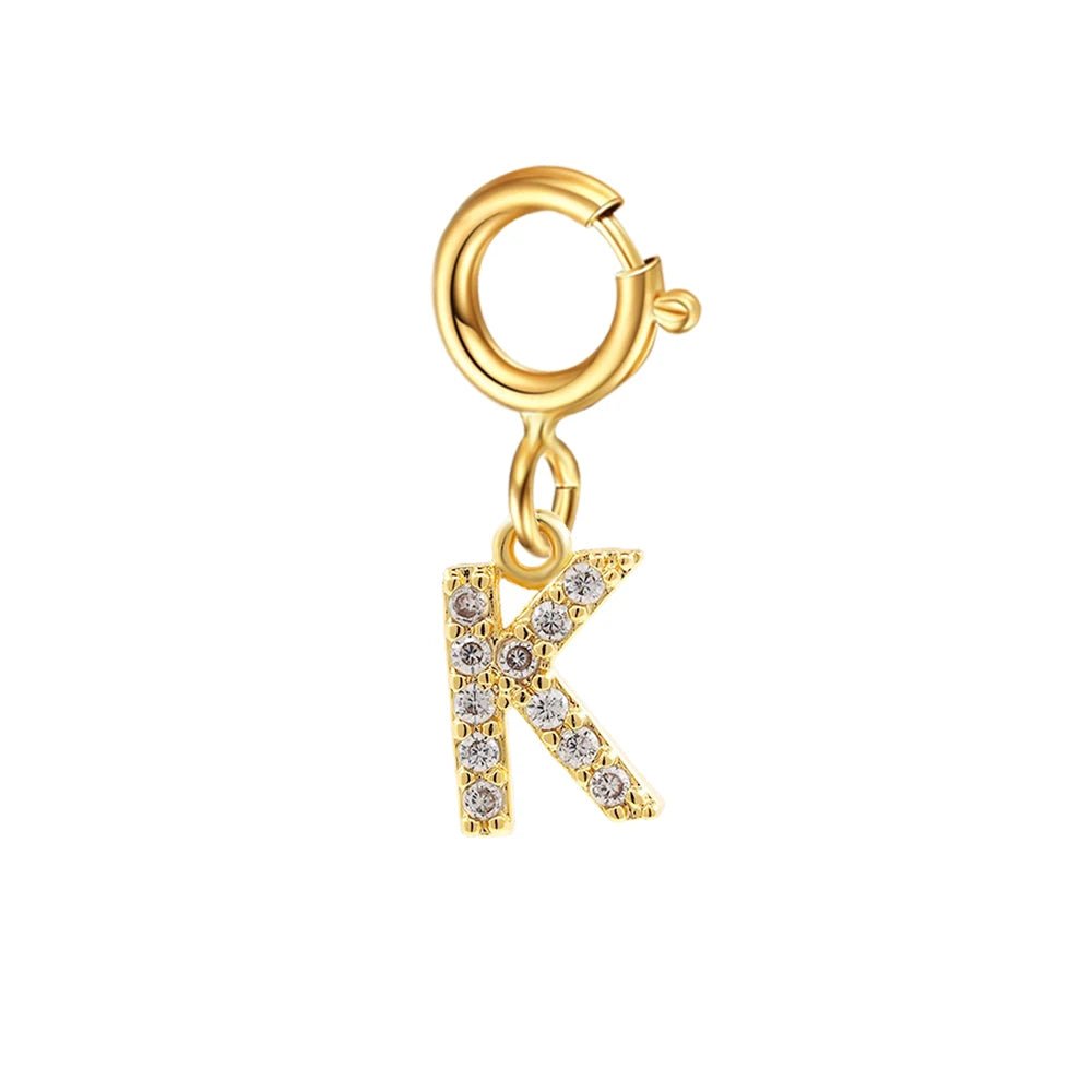 Dainty Cuban Figaro Chain Letter Initial Bracelet - Veinci