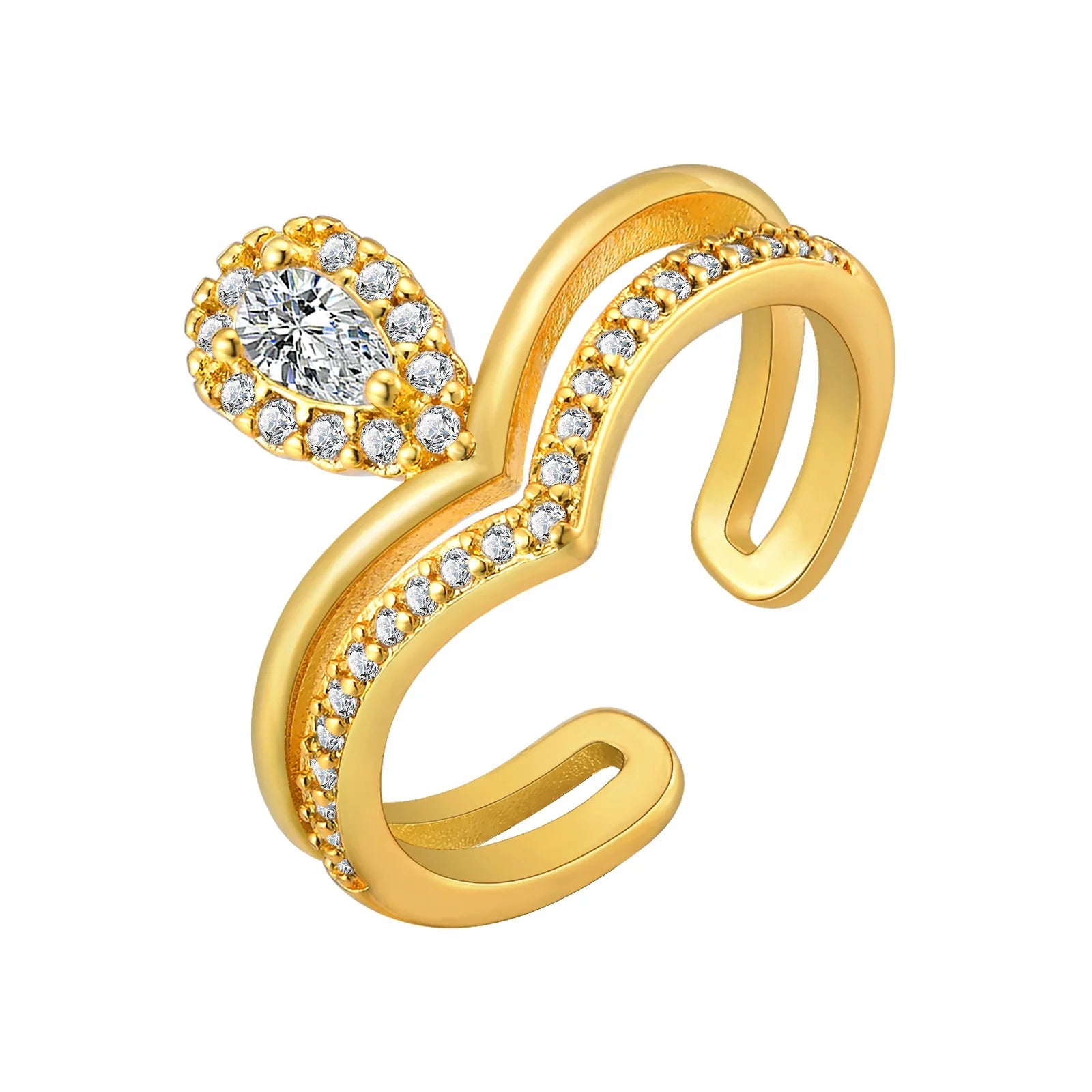 Dainty Diamond Adjustable Ring Stacks - Veinci