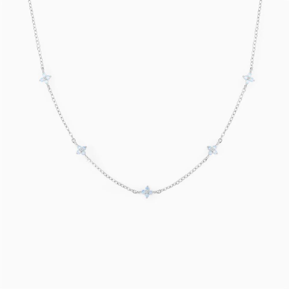 Dainty Tiny Flowers Necklace - Veinci