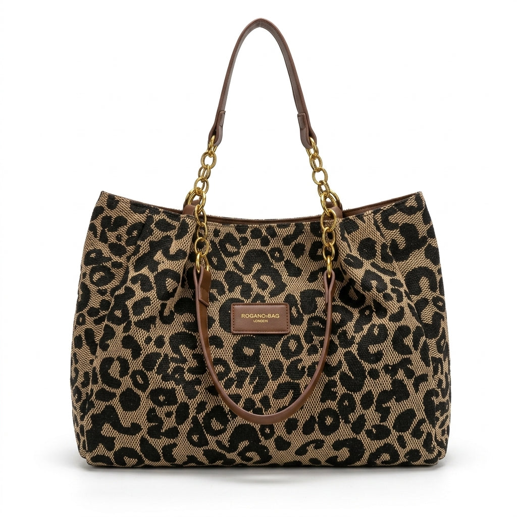 Everyday Leopard Printed Shoulder Bag