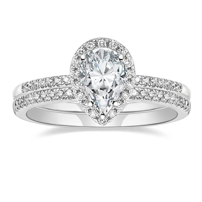Classy Double Band Pave Ring