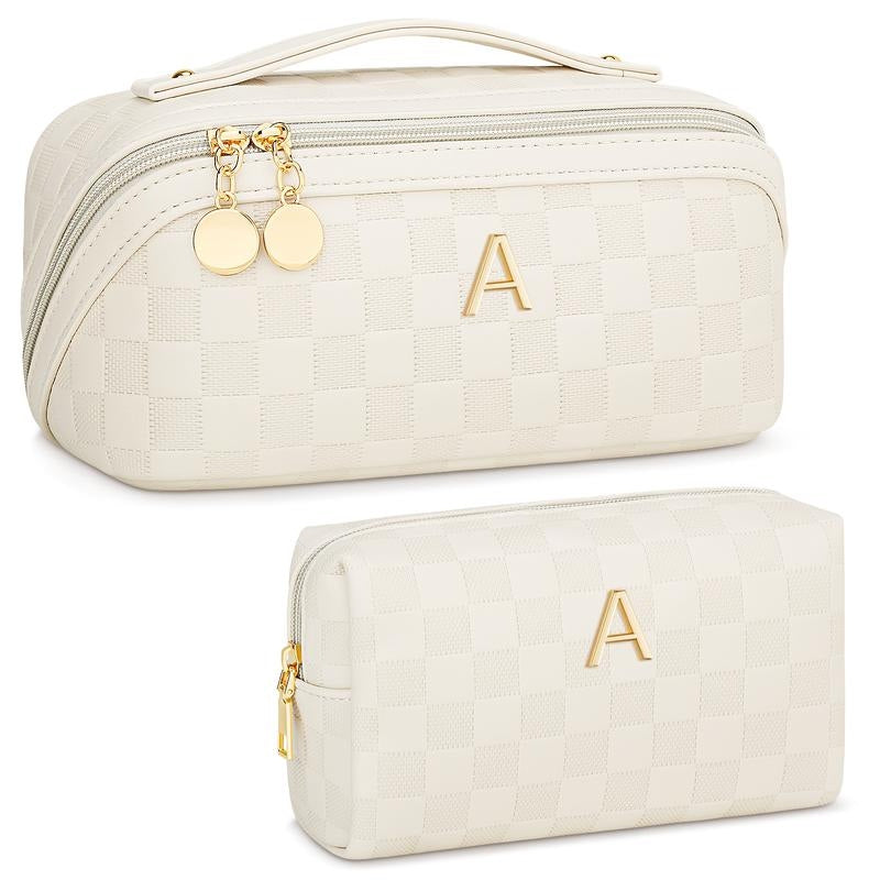 Personalized Initial Makeup Bag