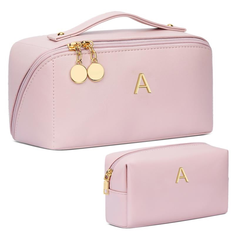 Personalized Initial Makeup Bag