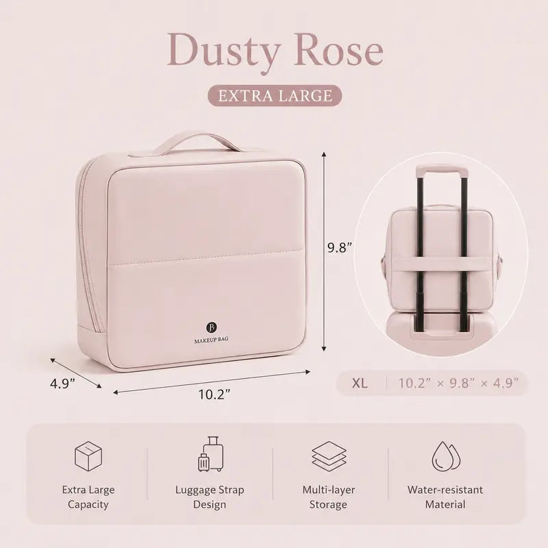 Minimalist Vanity Travel Makeup Bag