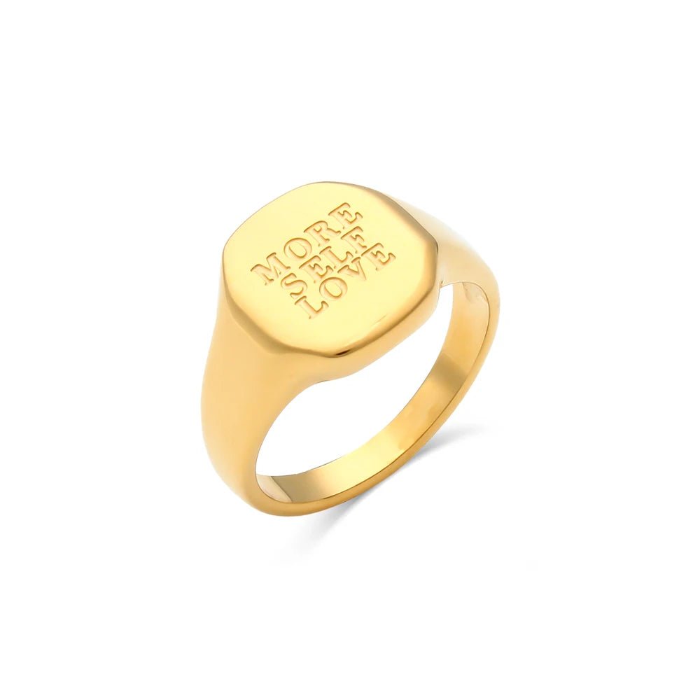 Positive Affirmation Engraved Rings - Veinci
