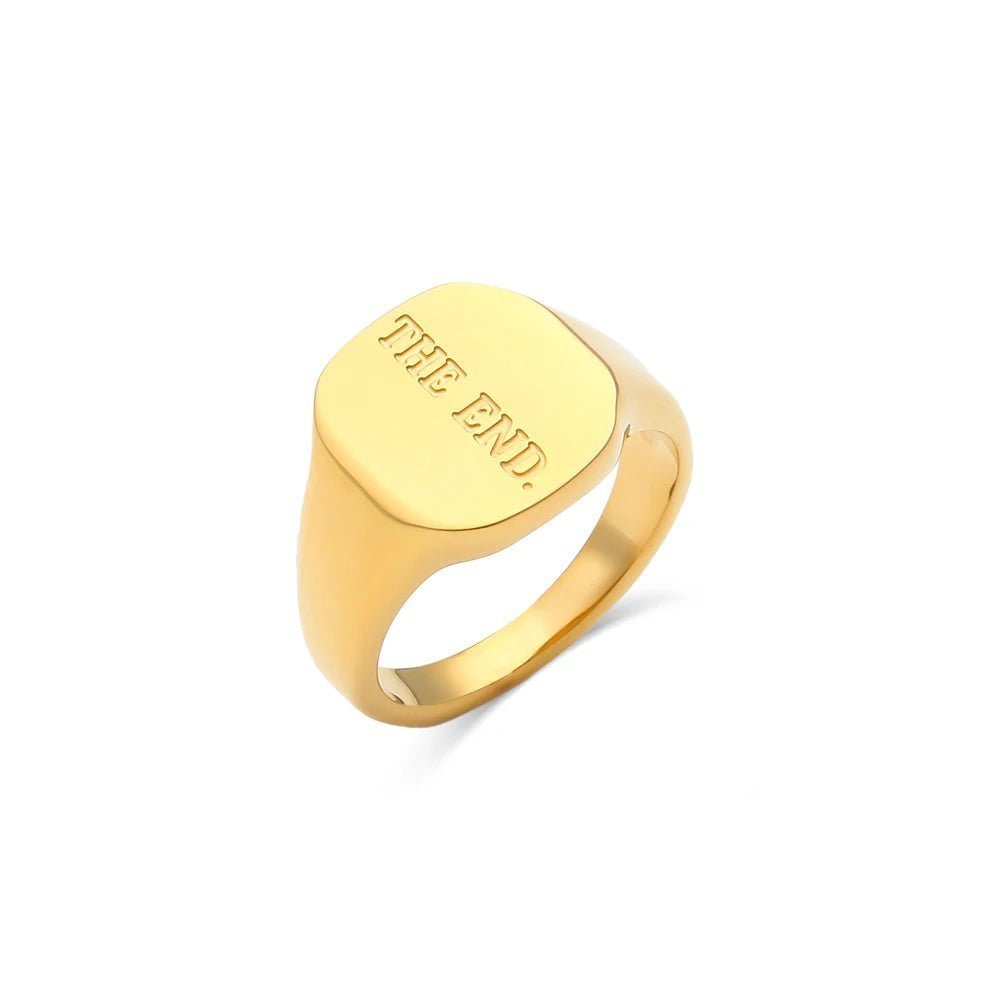 Positive Affirmation Engraved Rings - Veinci