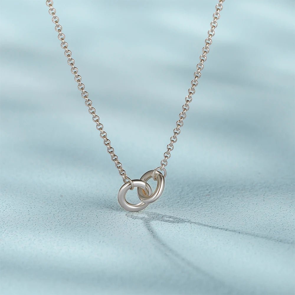 S925 Dainty Forever Linked Necklace - Veinci