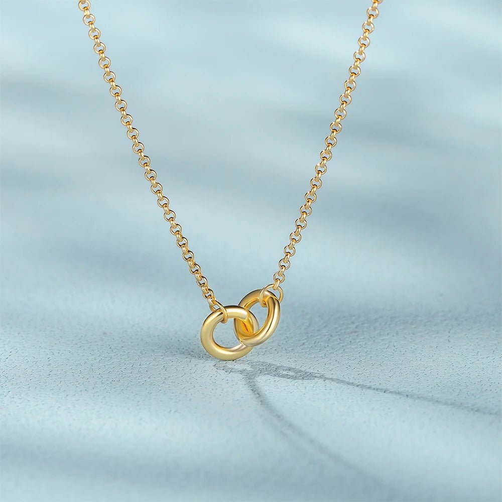 S925 Dainty Forever Linked Necklace - Veinci