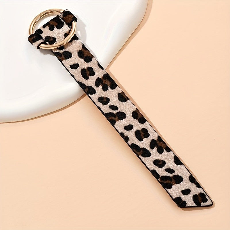 Elegant Leopard Print Cuff Bracelet