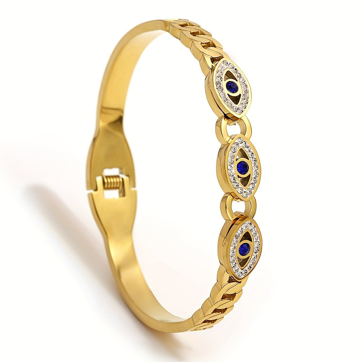14k Vintage Evil Eye Bracelet