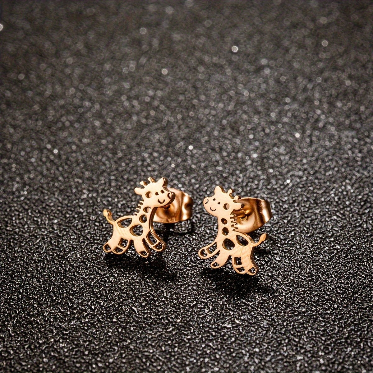 Cute Giraffe Stud Earrings