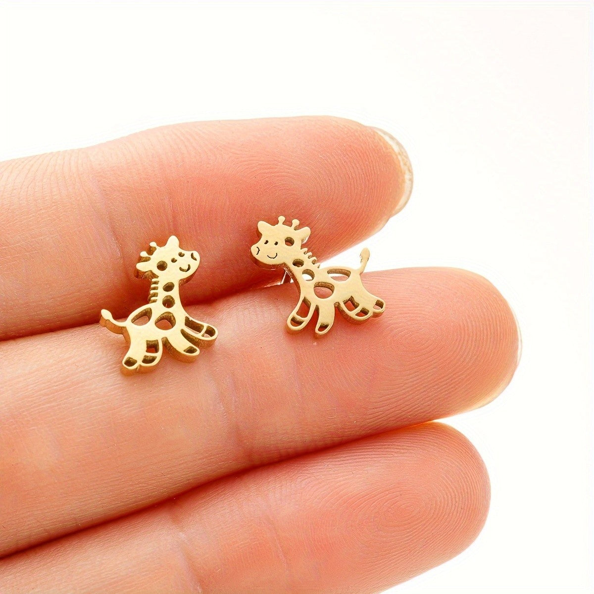 Cute Giraffe Stud Earrings