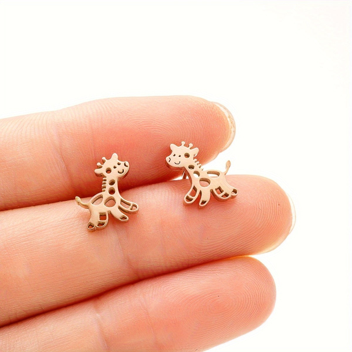 Cute Giraffe Stud Earrings