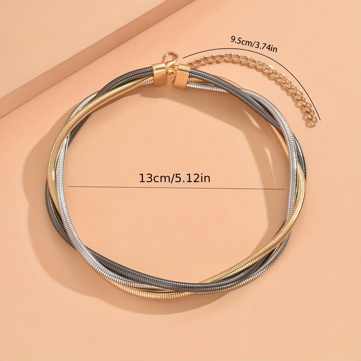 Classy Layered Snake Chain Necklace