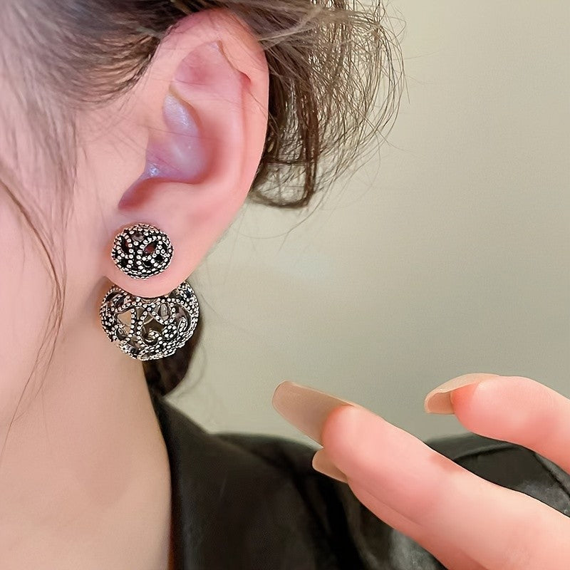 Vintage Inspired Filigree Ball Earrings