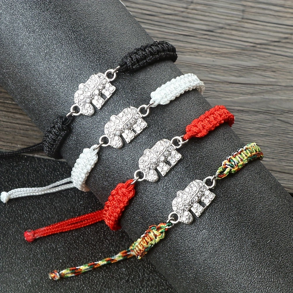 Adjustable Cute Elephant Bracelet