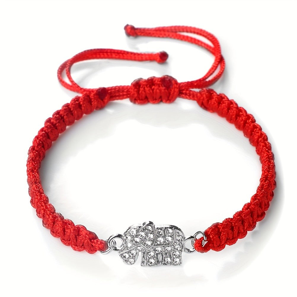 Adjustable Cute Elephant Bracelet