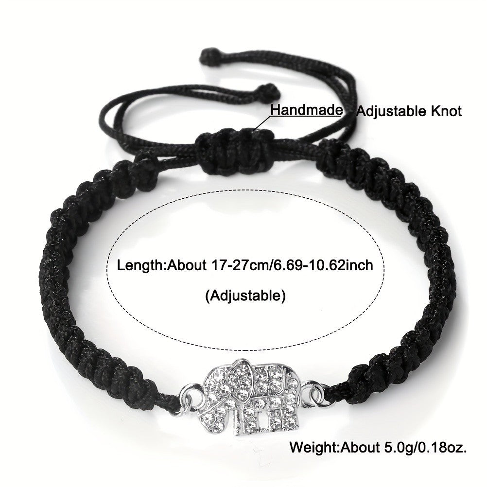 Adjustable Cute Elephant Bracelet