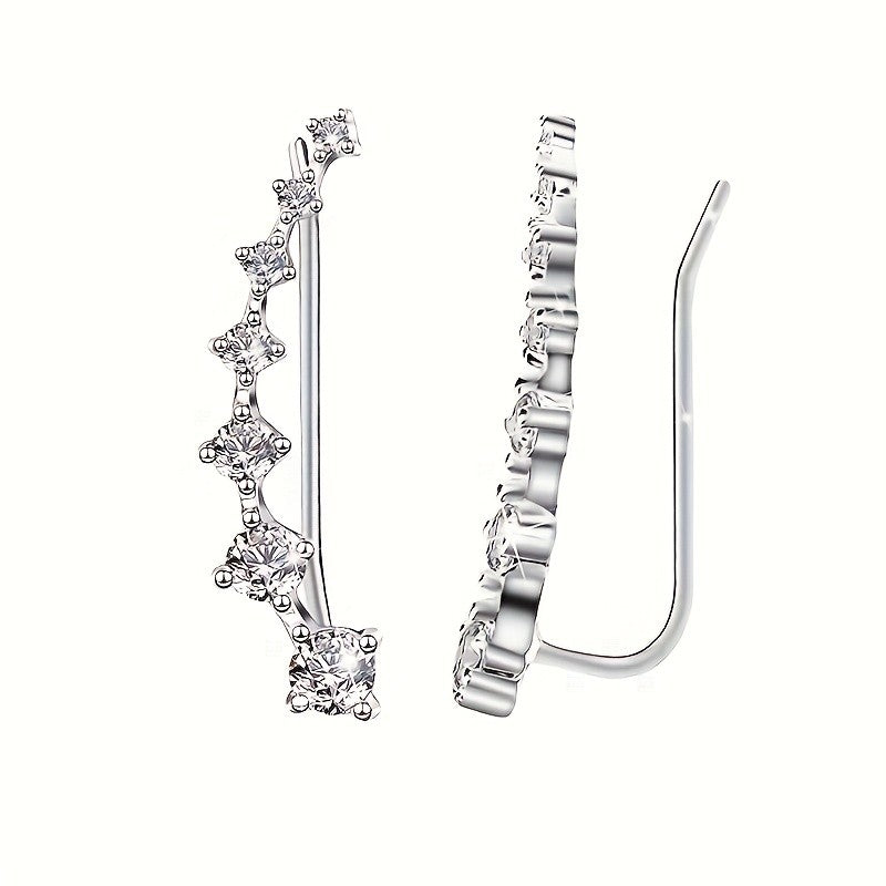 Dainty Rainbow Zirconia Ear Cuff