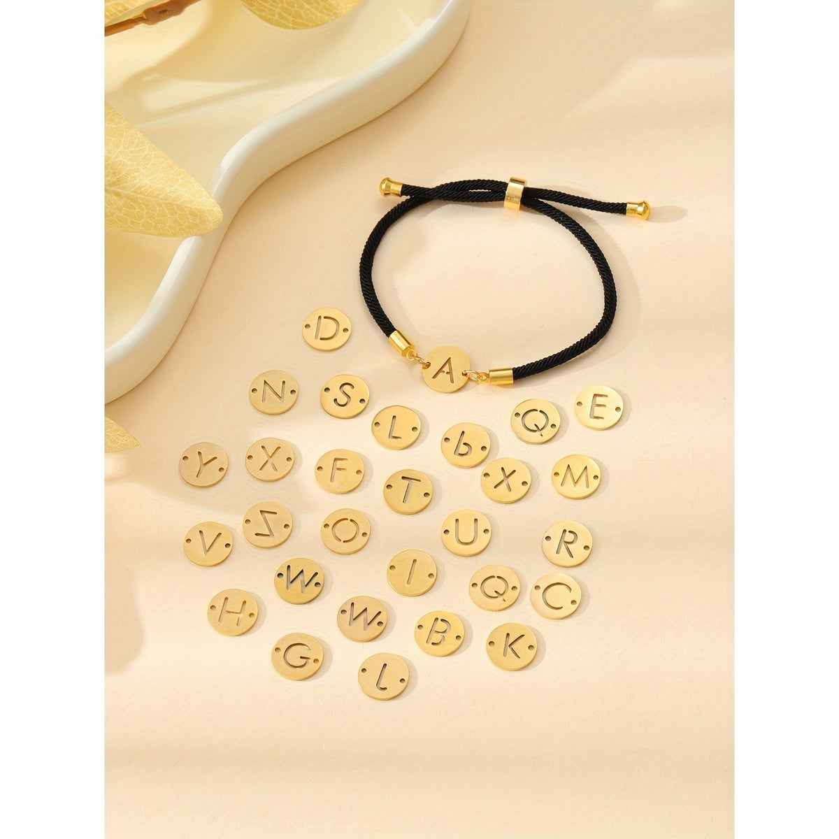 Dainty Initial Letter Bracelet