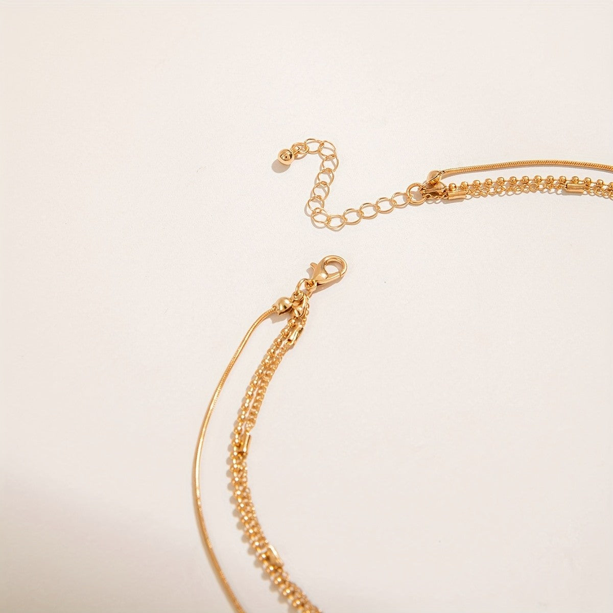 Romantic Layered Bow Pendant Necklace