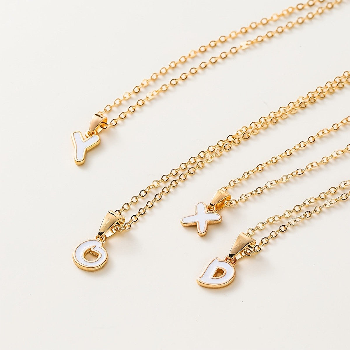 Dainty Letter Initial Necklace