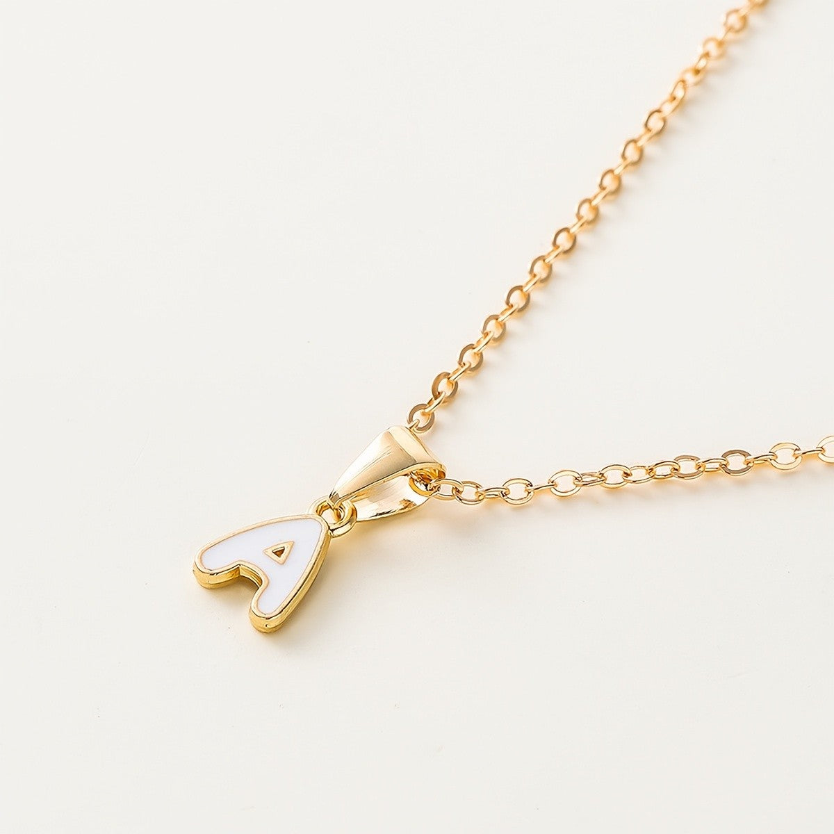 Dainty Letter Initial Necklace