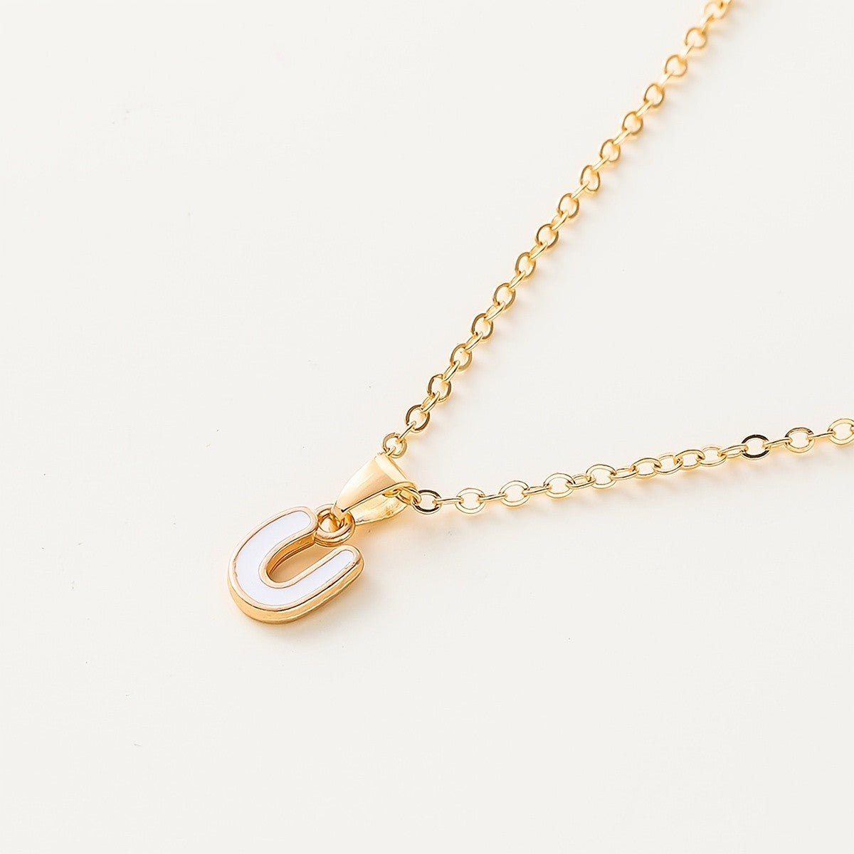 Dainty Letter Initial Necklace
